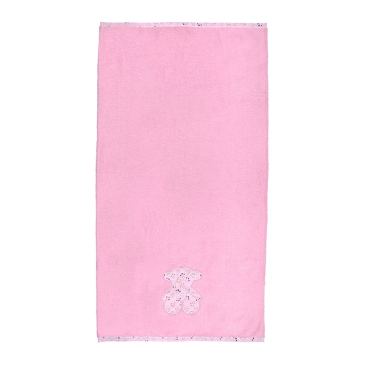 Flying beach towel in pink