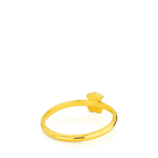 Anillo oso de oro XXS