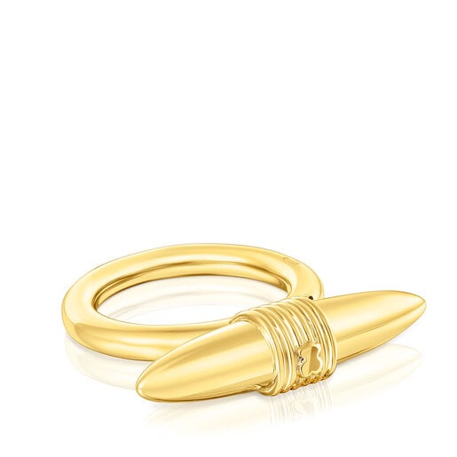 Silver vermeil Lure Ring