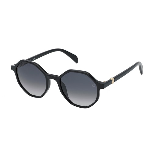 Czarne okulary przeciwsłoneczne Hexagon Bear