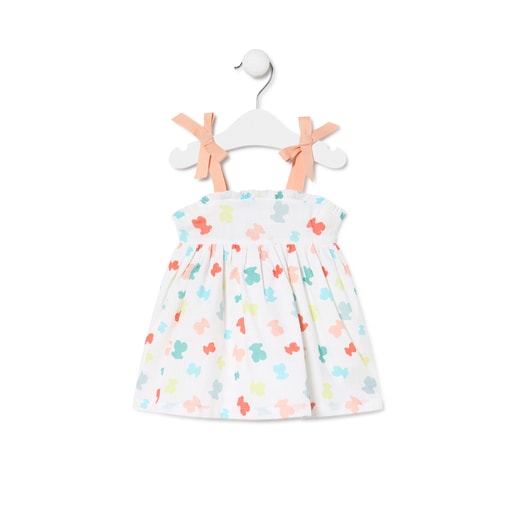 Vestido de alças de menina Tico multicolor