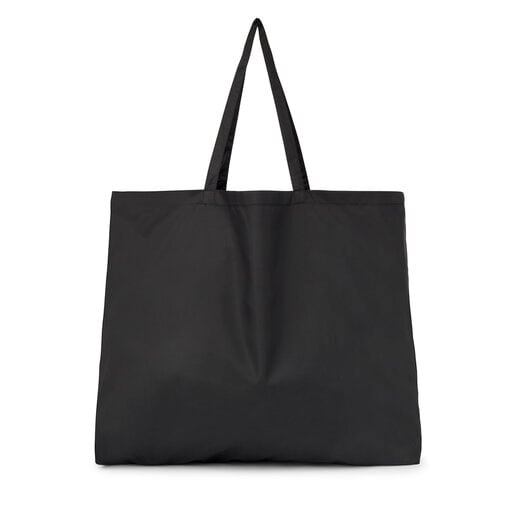 מיני-תליון TOUS Cecilia עם תיק בתוכו בצבע שחור