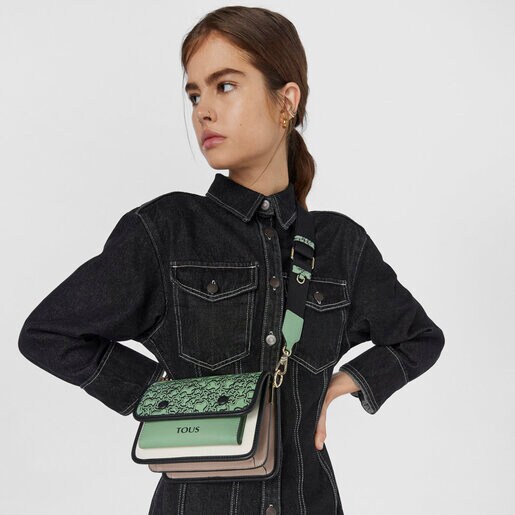 Sac à bandoulière Audree TOUS Kaos Mini Evolution petit couleur kaki