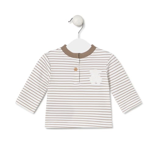 Baby t-shirt in Soft beige