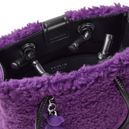 Mini bolso morado TOUS Pop Warm