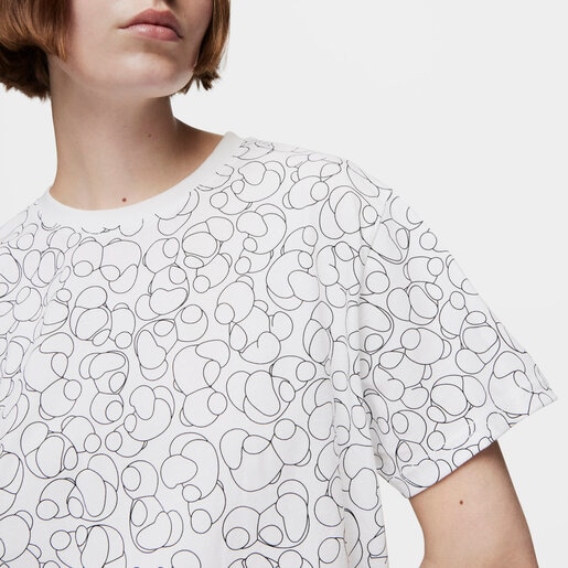 Camiseta de manga corta blanca TOUS Bold Bear