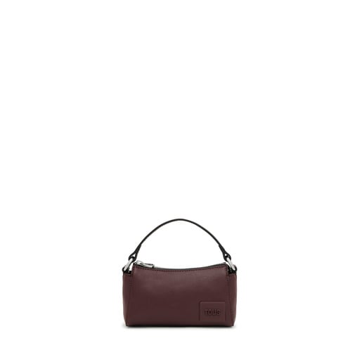 Burgundy Crossbody minibag TOUS Amanda