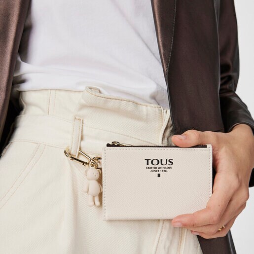 Beige TOUS Pop Change purse-cardholder