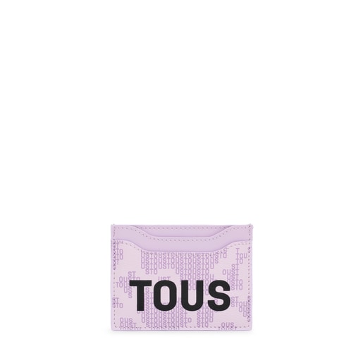 Porte-cartes Kaos Pix mauve