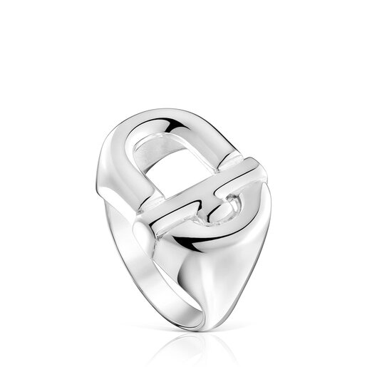 Manifesto Man Signet ring in silver