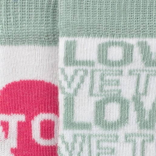 Pack of 2 pairs of baby socks in SSocks mist