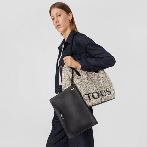 Capazo grande beige TOUS Kaos Mini Terra