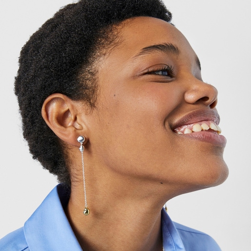 Long two-tone TOUS Joy Bits earrings
