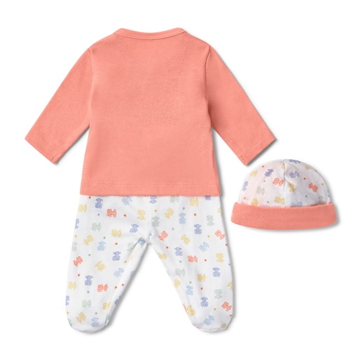 Conjunto de bebé de recién nacido Star rosa