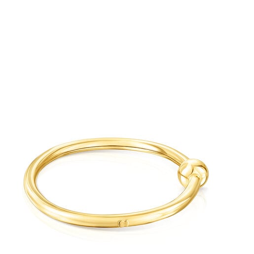 Pulsera con baño de oro 18 kt sobre plata Plump