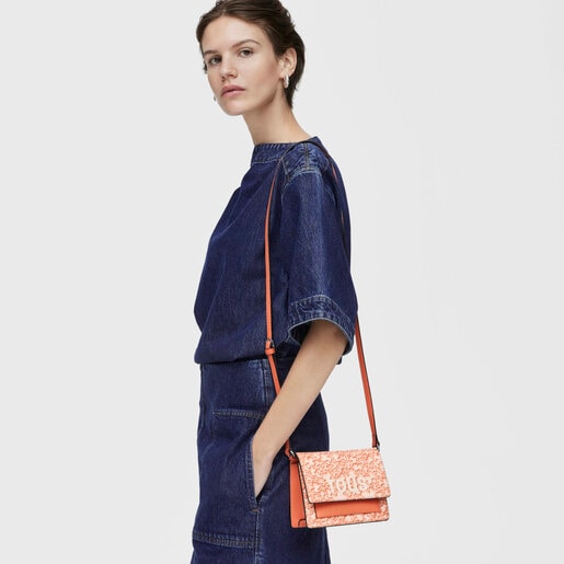 オレンジのミニ Audree クロスボディバッグ Kaos Mini Evolution