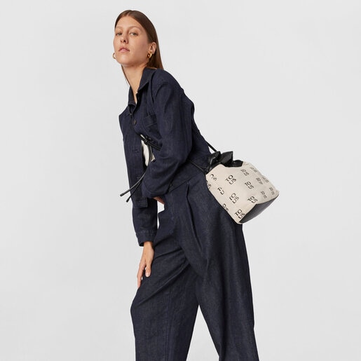 Medium beige TOUS TO-US One-shoulder Bag