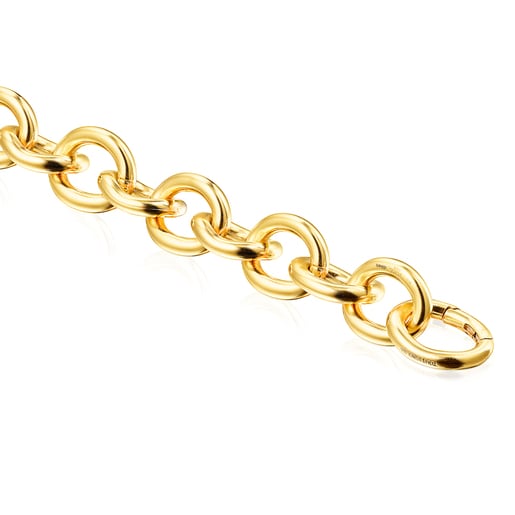 Pulsera con baño de oro 18 kt sobre plata Hav XL