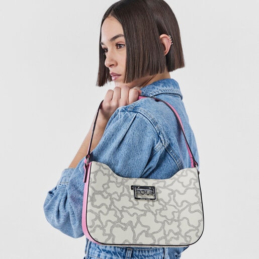 Beige and pink Kaos Legacy Shoulder bag