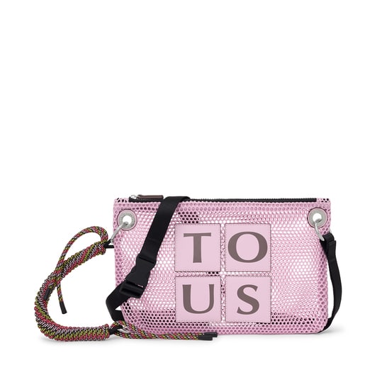 Fiołkowo-różowa torebka przez ramię TOUS Net
