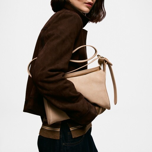 Small sand-colored Crossbody bag TOUS Arlette