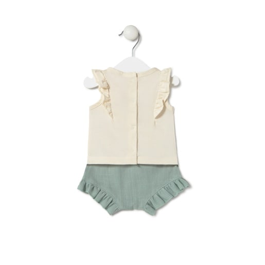Conjunto de bebé niña Classic bruma