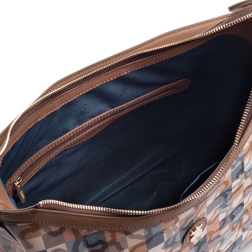 Saca Kaos Vichy New marrón y azul