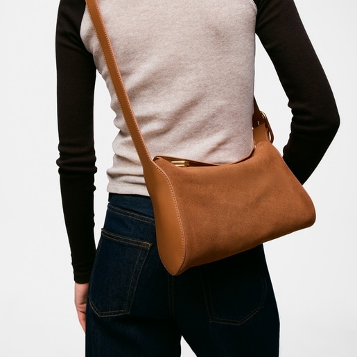 Small camel-colored Crossbody bag TOUS Arlette