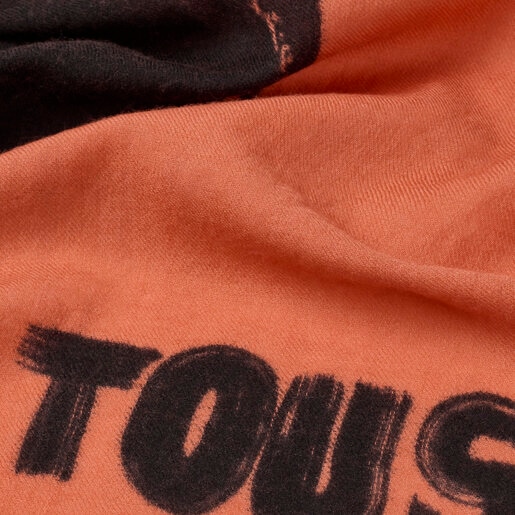 Foulard en laine orange TOUS Gummies
