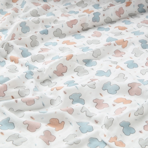 Baby muslin in Muse blue