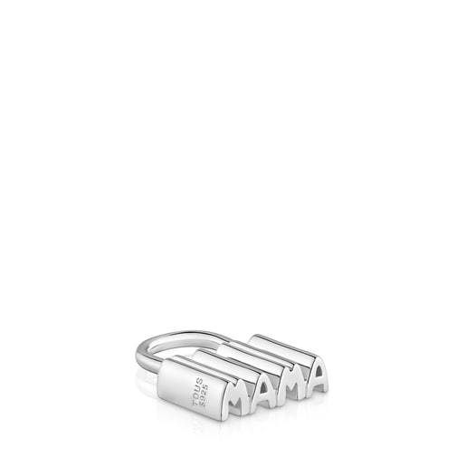 Colgante motivo candado de plata TOUS Mama