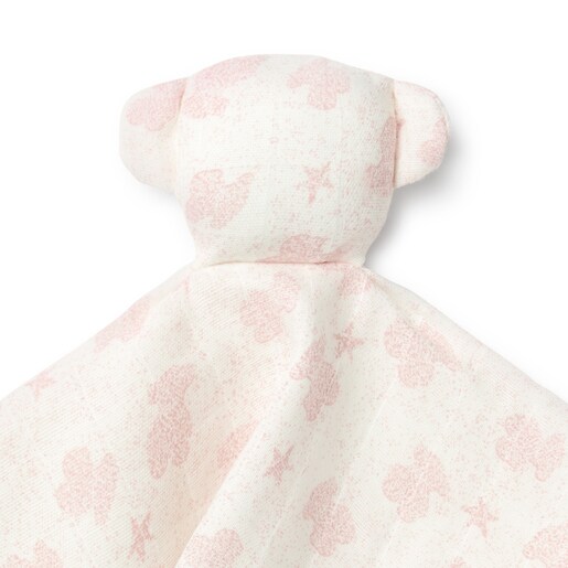 Baby comforter in Illusion pink