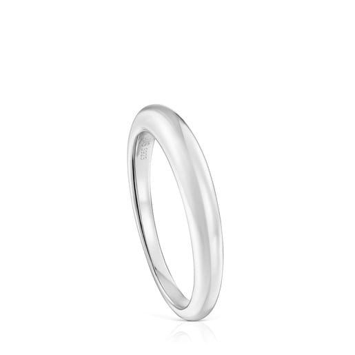 Smooth silver Ring TOUS Motifs