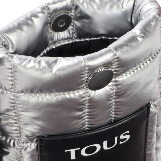 Silver-colored TOUS Empire Padded Mini handbag