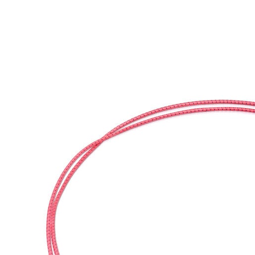 フューシャの伸縮性ネックレス Sweet Dolls