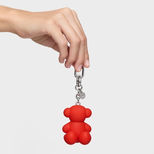 Red Key ring-Perfume cover Bold Bear