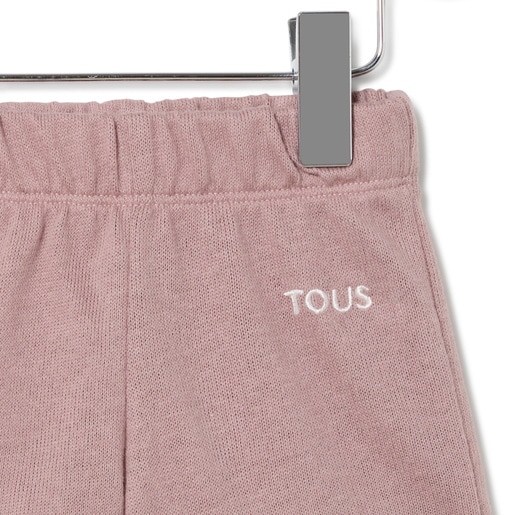 Terry cloth baby outfit in Kaos pink