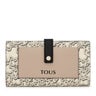 Large beige TOUS Kaos Mini Evolution Pocket wallet