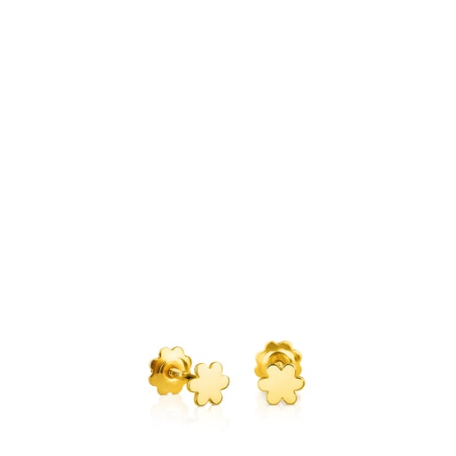 Σκουλαρίκια TOUS Basics από χρυσό