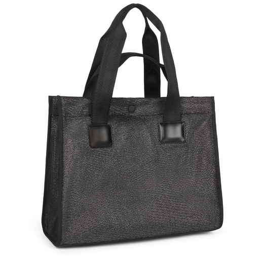 Large black Ina TOUS Shopping bag