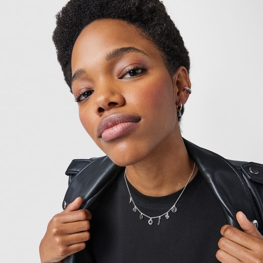 Серебряное колье TOUS Good Vibes