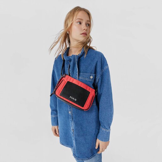 תיק צד TOUS Empire Padded בינוני בצבע אלמוג