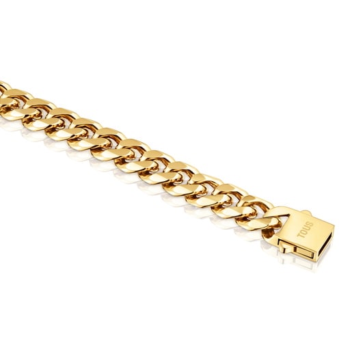 Gold-colored steel curb chain Bracelet TOUS Basics