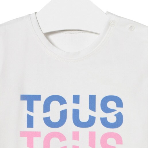 Beach t-shirt in Logo multicolour