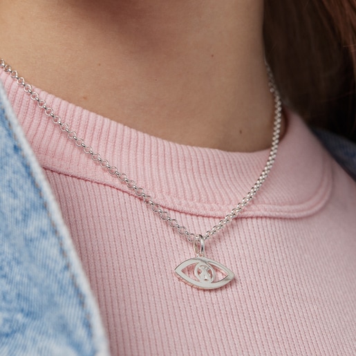 Серебряная подвеска-глаз TOUS Good Vibes
