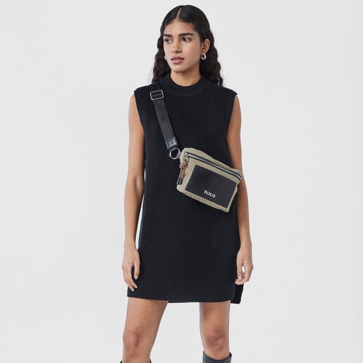 Sac banane TOUS Empire Cotton kaki