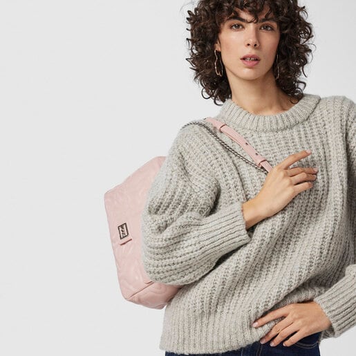 Sac à bandoulière à rabat Kaos Dream moyen rose