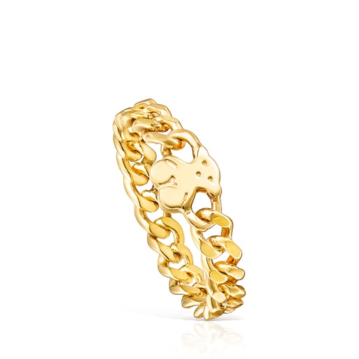 Silver Vermeil Job Ring