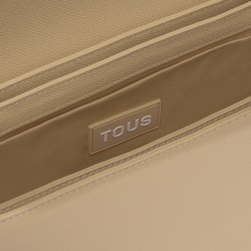 Medium sand-colored Crossbody bag TOUS Brenda