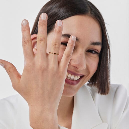 Gold TOUS Cool Joy ring with star motif